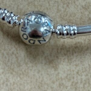 Pandora Bangle Silver 7.85 inches Bracelet New no box